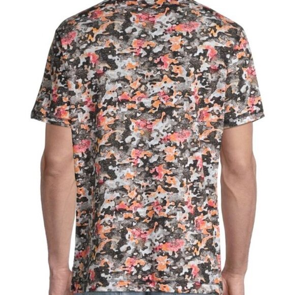 Robert Graham Men's Puzzle Print Camo Short Sleeve V-Neck T-Shirt (Size 3XL) - Picture 13 of 13